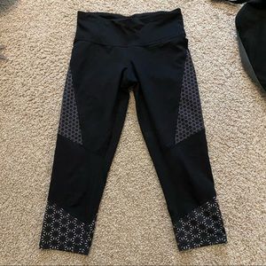 black and grey leggings